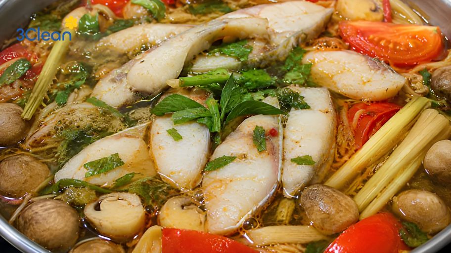 Cá bớp nấu măng chua
