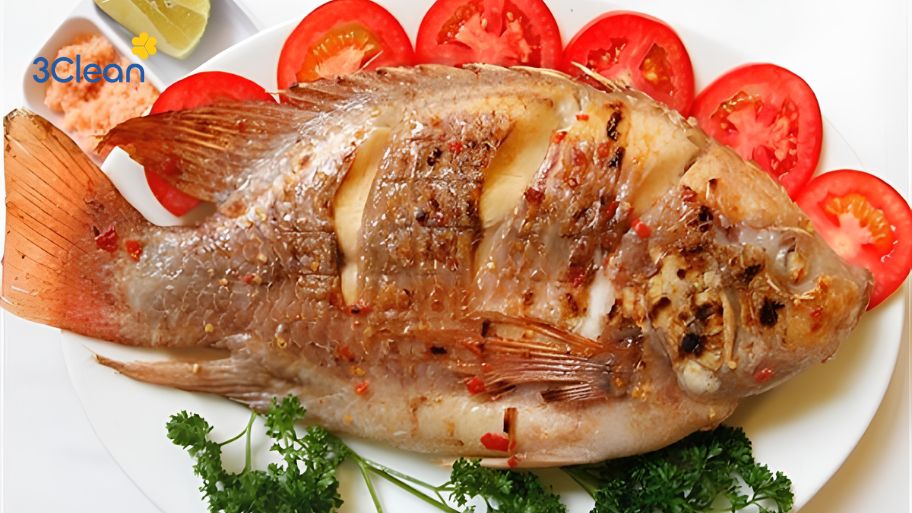 Cá diêu hồng chiên xù