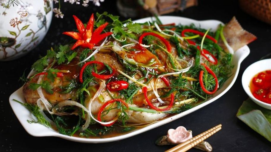 Cá rô phi hấp xì dầu