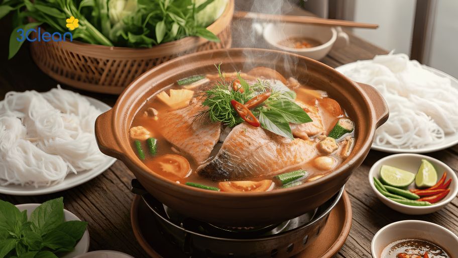 Lẩu cá diêu hồng